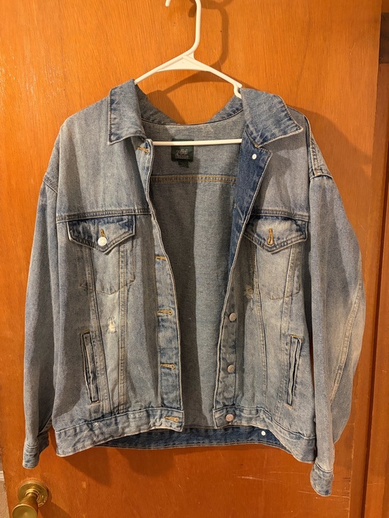 wild fable Jackets & Blazers - Wild Fable Light Blue Denim Jacket with Contrast Topstitching